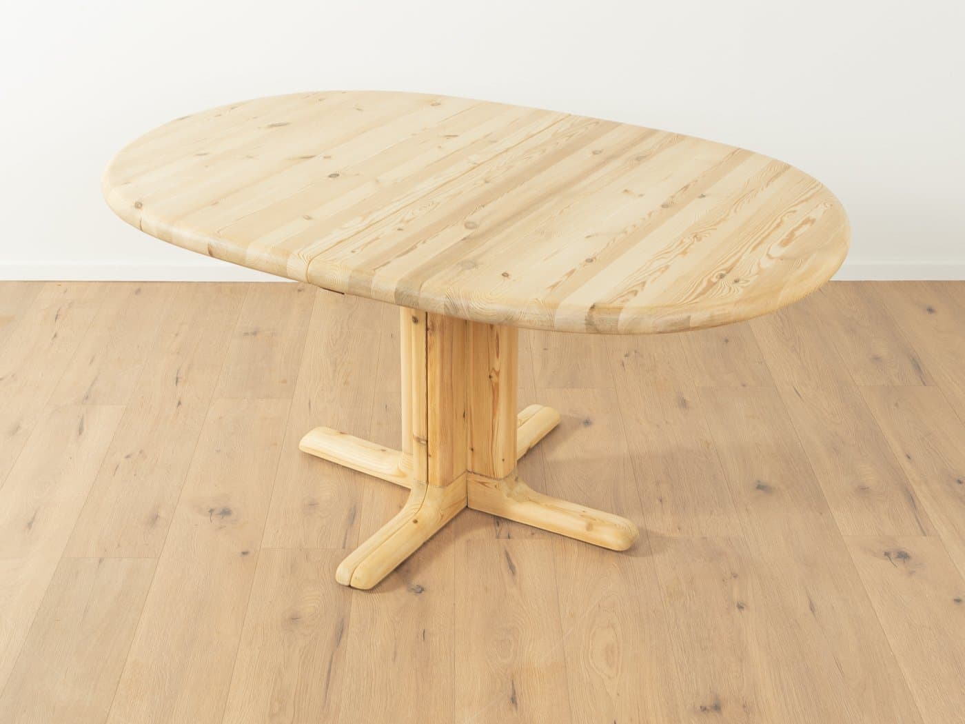 Stół jadalniany rozkładany, sosna beżowa, Dania, lata 80. - 286967