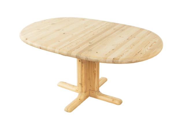 Stół jadalniany rozkładany, sosna beżowa, Dania, lata 80. - WYMIARY