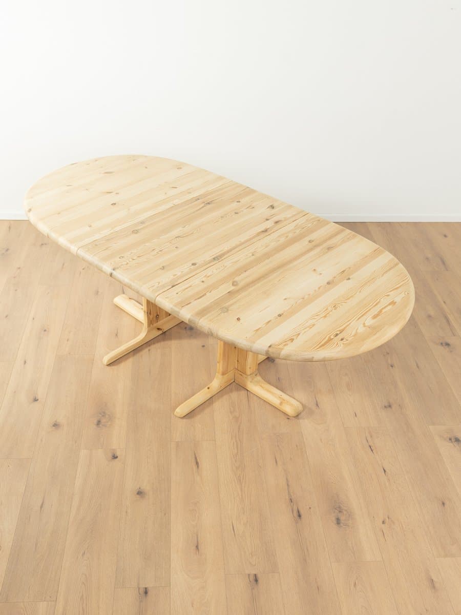 Stół jadalniany rozkładany, sosna beżowa, Dania, lata 80. - 286963