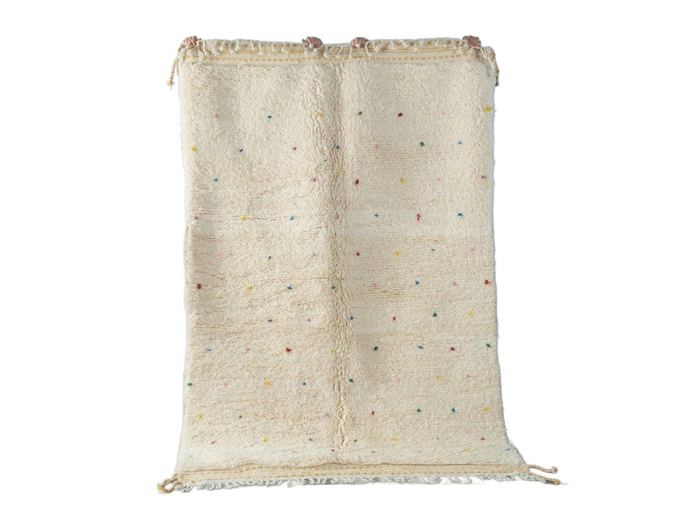 Dywan berberyjski Tiny Polka Dots 265x165 cm, multikolor, wełna, Maroko