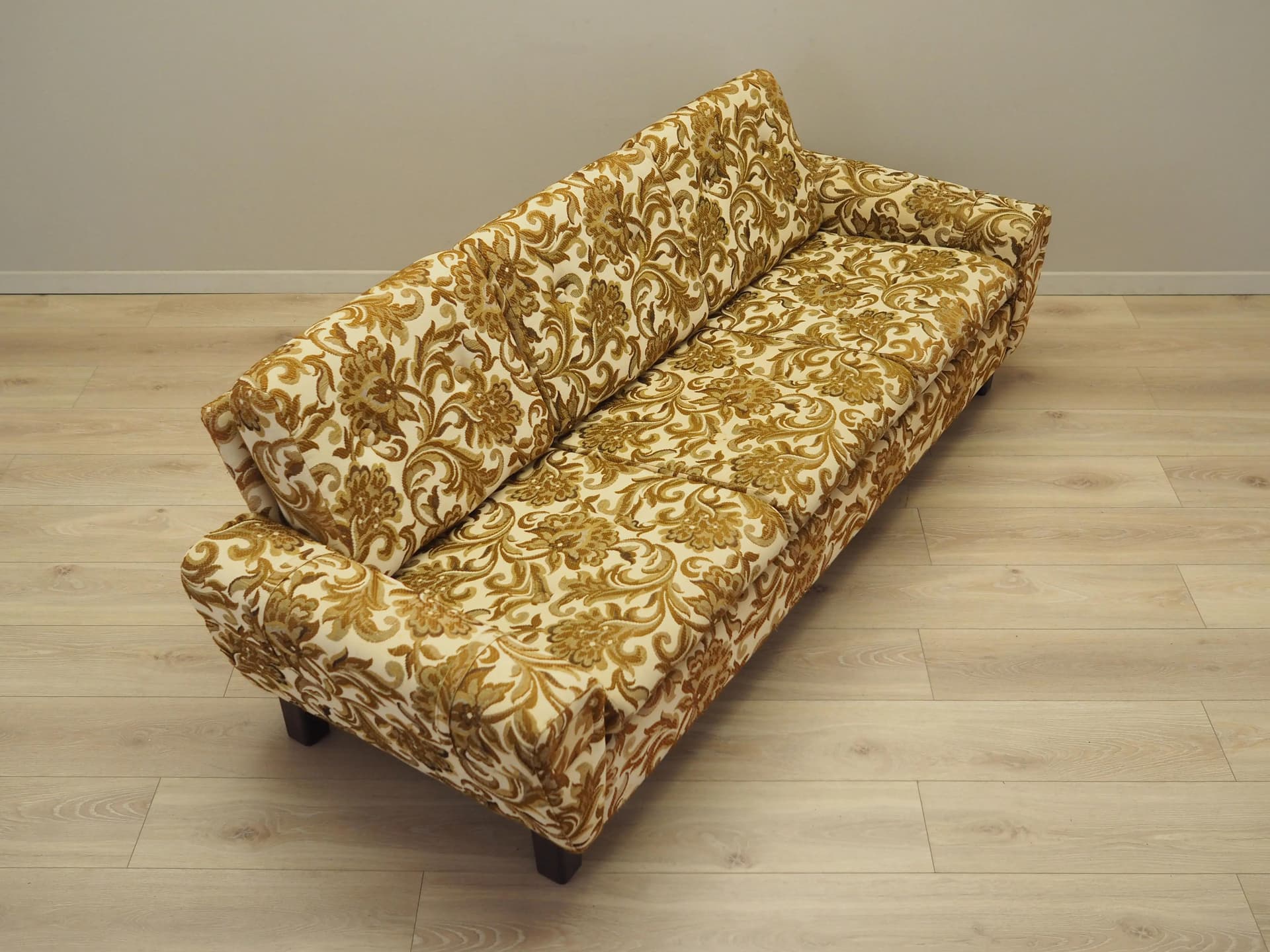 Sofa trzyosobowa, mid-century modern, tkanina multikolor, Dania, lata 60. - 20789