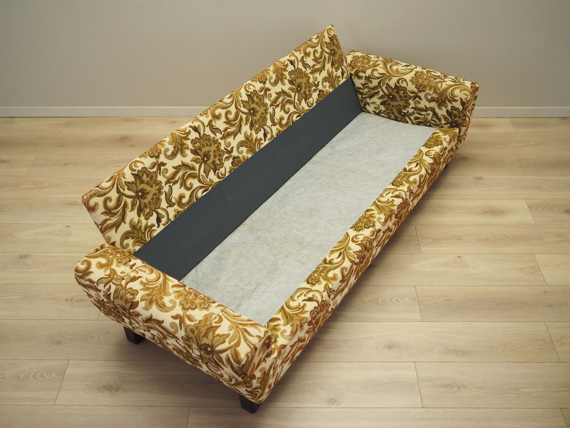 Sofa trzyosobowa, mid-century modern, tkanina multikolor, Dania, lata 60. - 73530