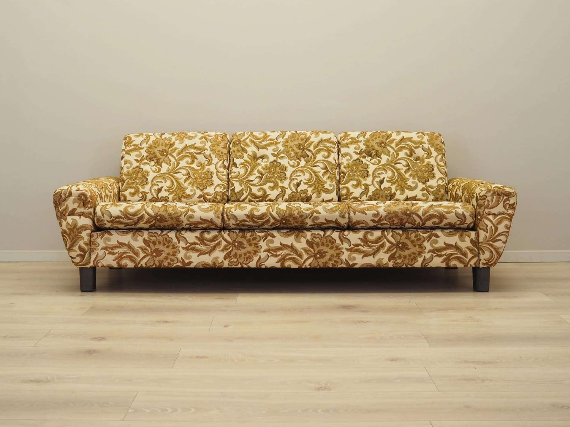 Sofa trzyosobowa, mid-century modern, tkanina multikolor, Dania, lata 60. - 20785