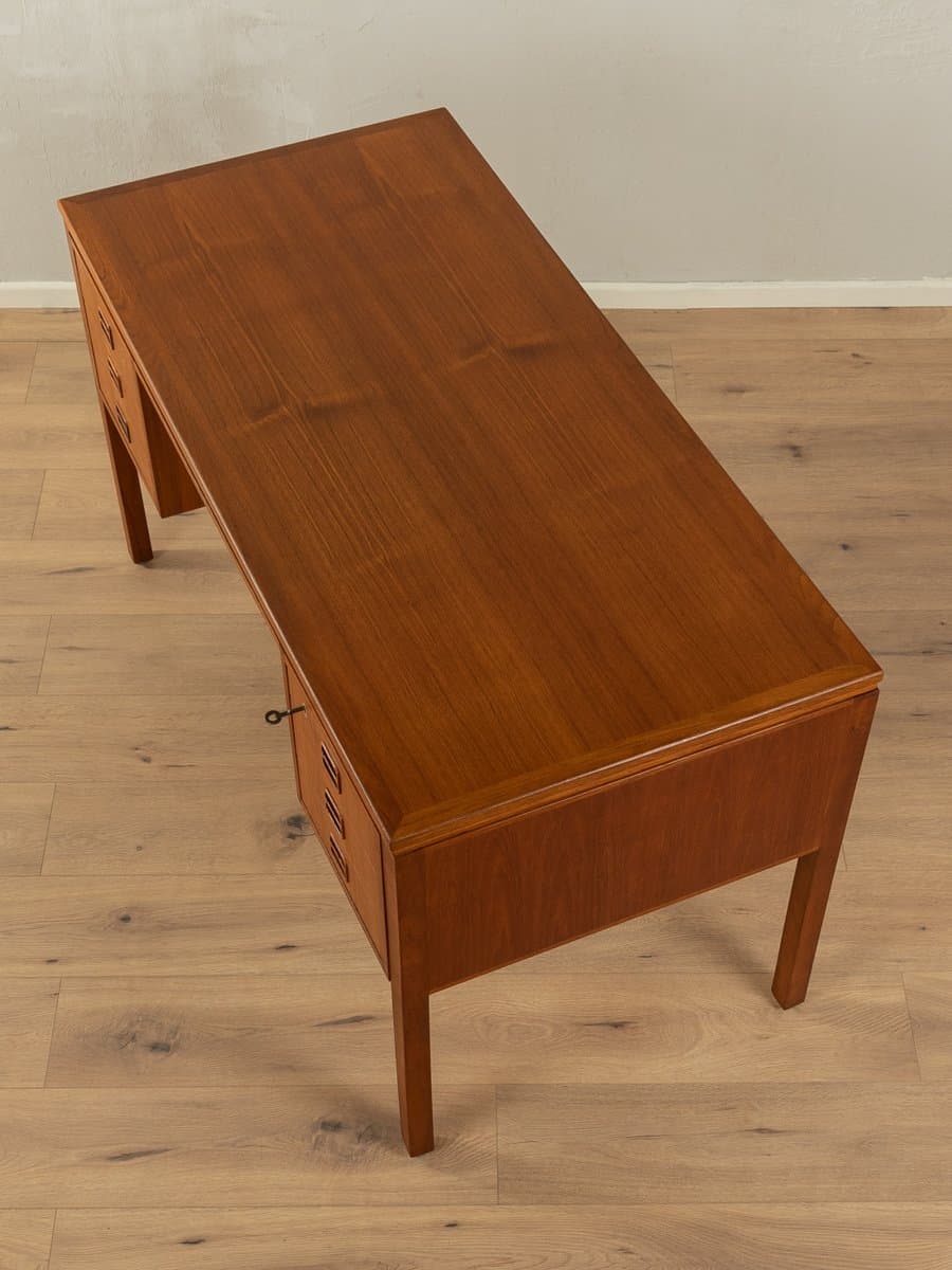 Freestanding desk, brown teak, Denmark, 1960s. - 286864