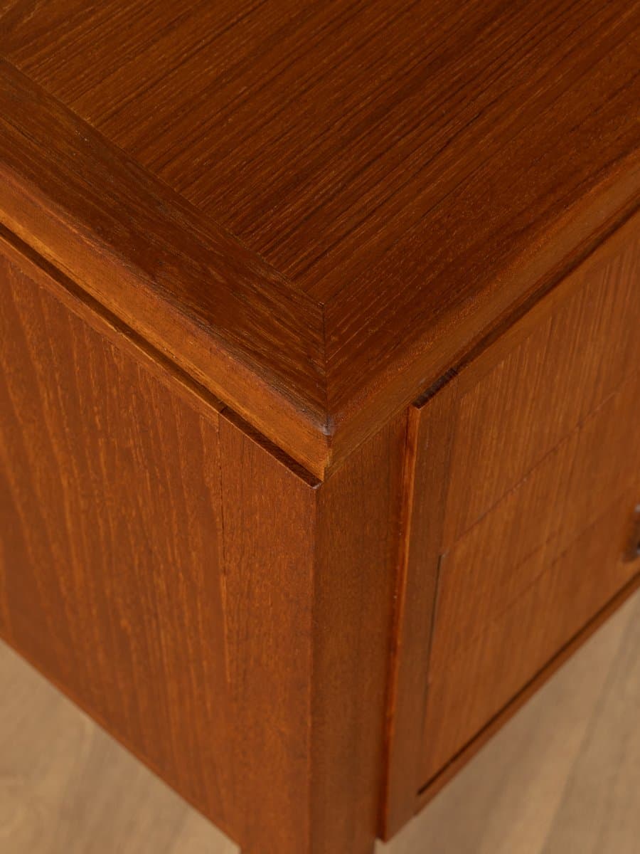 Freestanding desk, brown teak, Denmark, 1960s. - 286868