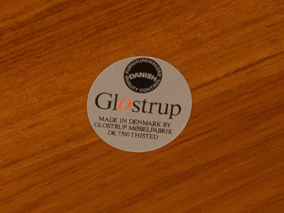 Stolik kawowy, teak brązowy, Glostrup Møbelfabrik, Dania, lata 60. - 286840