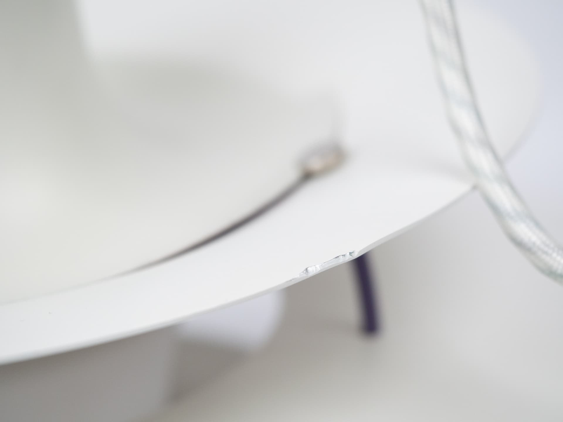 Pendant lamp PH 5, white aluminum, by P. Henningsen, Louis Poulsen, Denmark, 1960s. - 284246