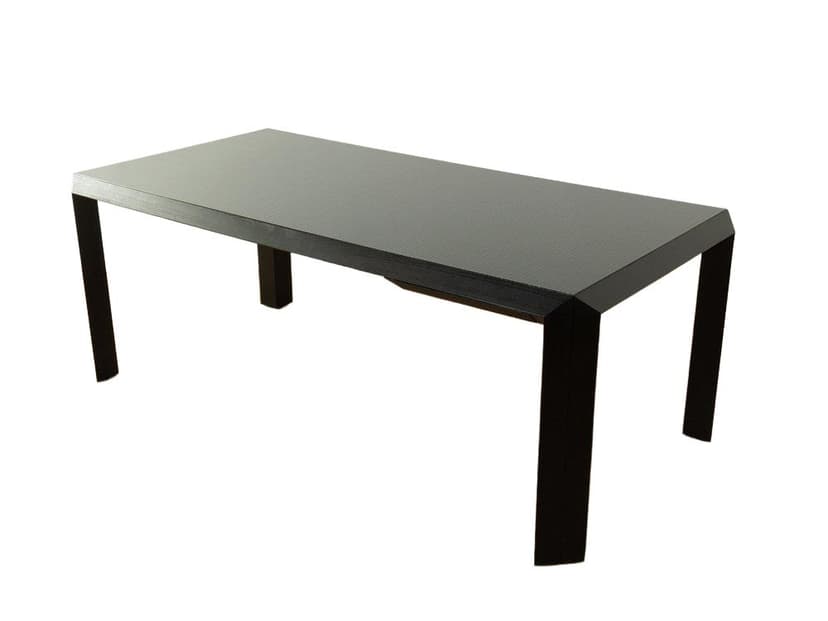 Desk Talete, glass, black ash, by P. Ghianda, G. Regondi, Rosenthal, Germany, 1980s.