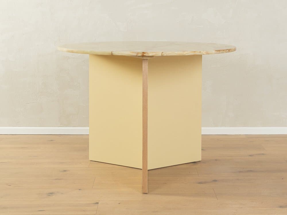 Dining Table Onyx, beige onyx, cream plywood, Germany, 1970s. - 286766