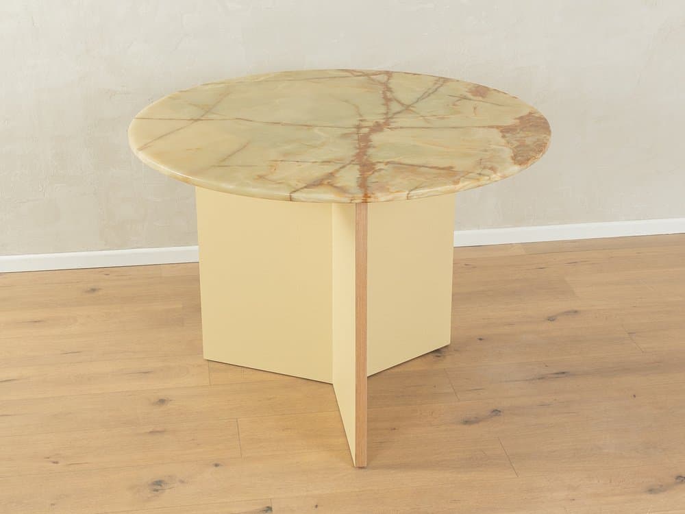 Dining Table Onyx, beige onyx, cream plywood, Germany, 1970s. - 286771