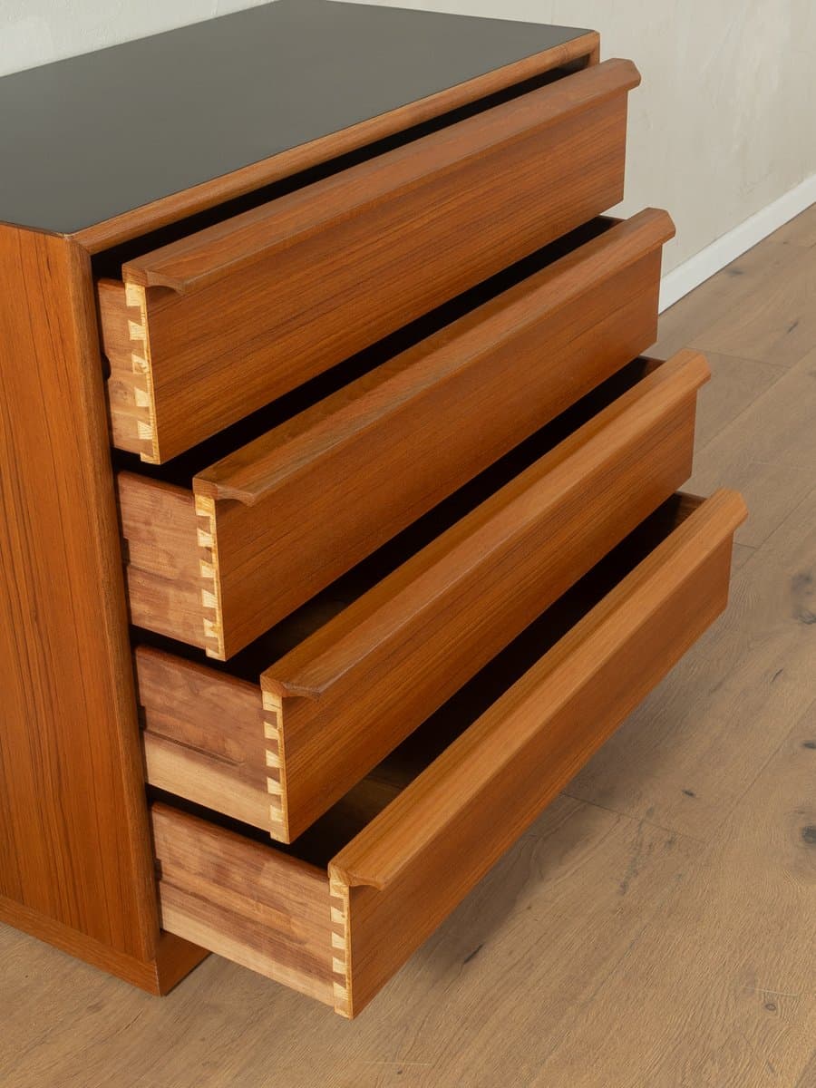 Komoda, teak brązowy, G.V. Møbler, Dania, lata 60. - 286725