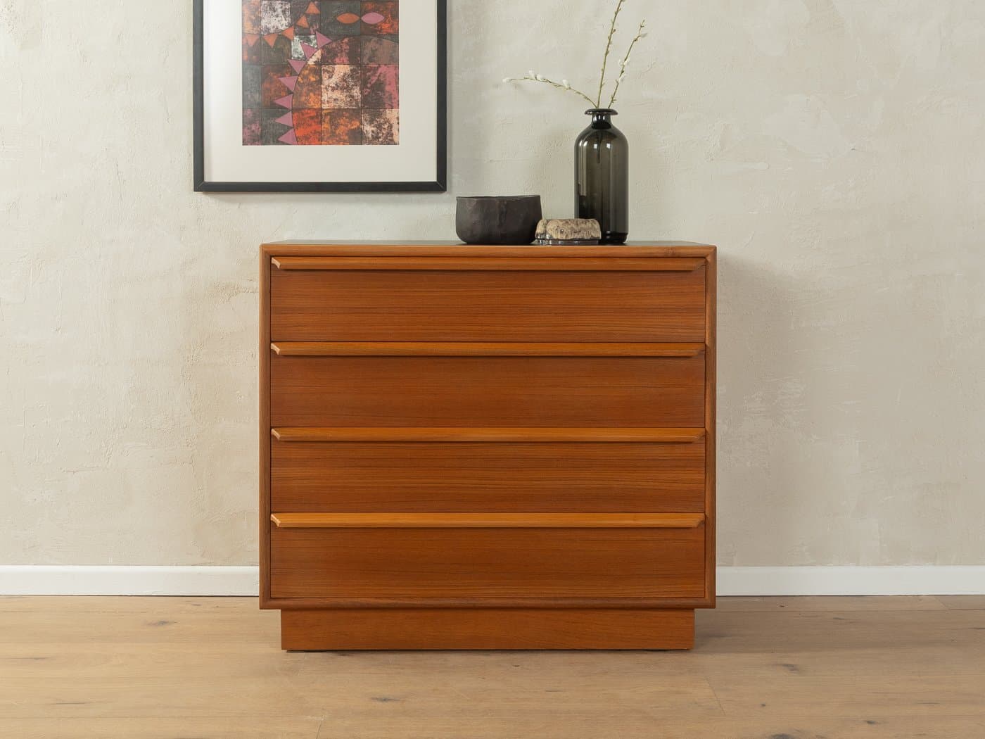 Komoda, teak brązowy, G.V. Møbler, Dania, lata 60. - 286722
