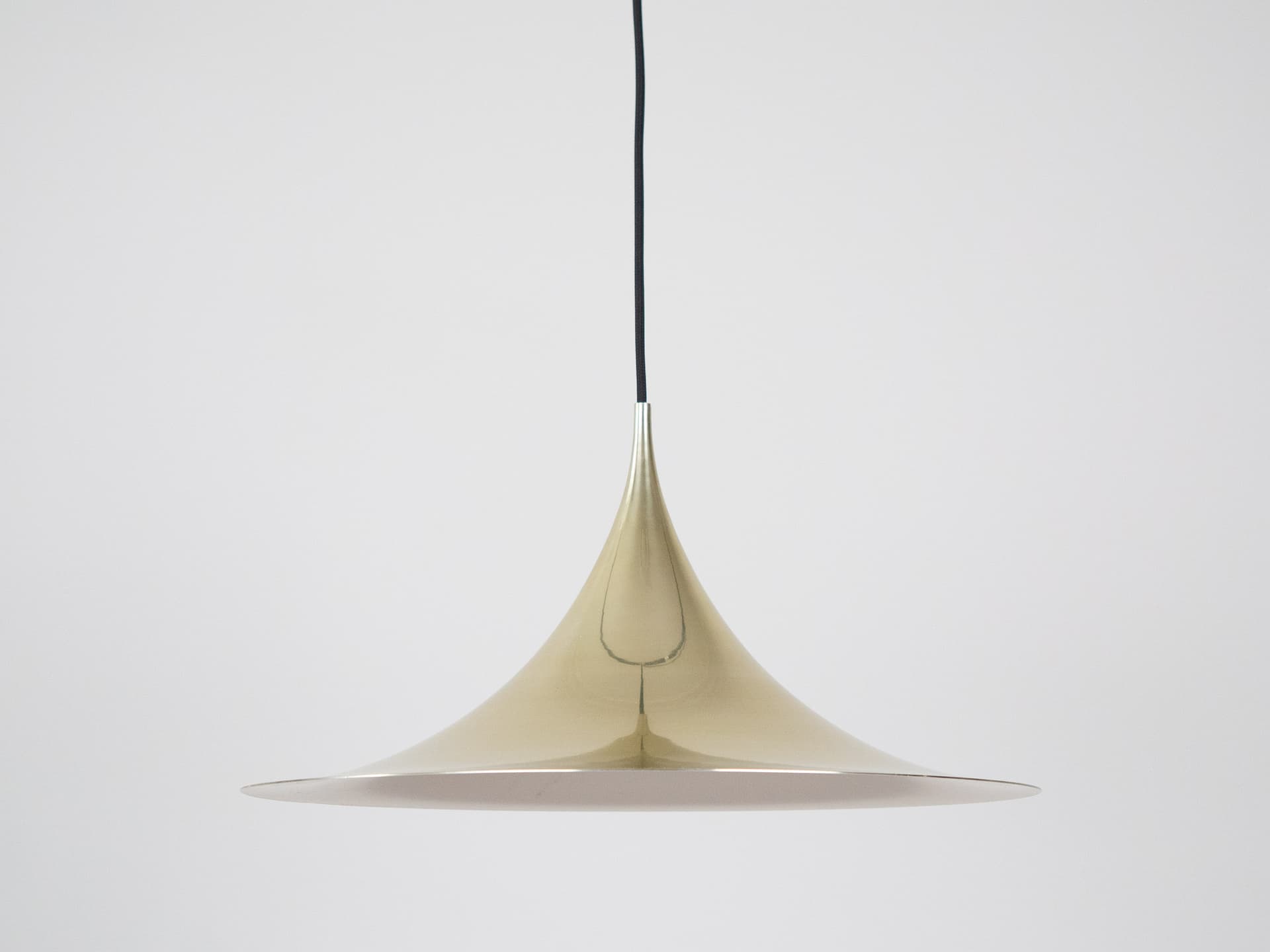Lampa Semi, złoty, aluminium, Fog & Mørup, Dania, lata 60. - 284265
