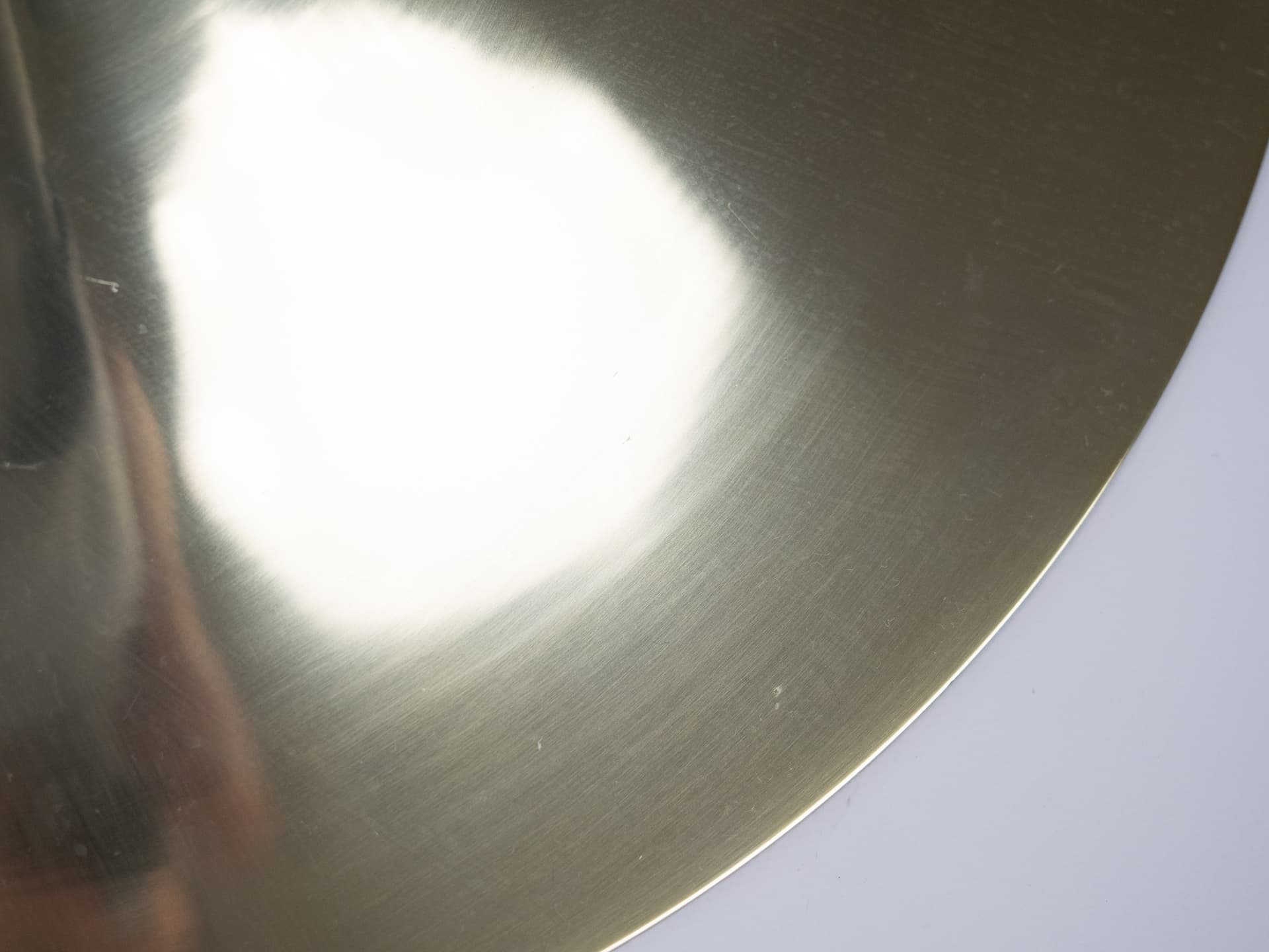 Lampa Semi, złoty, aluminium, Fog & Mørup, Dania, lata 60. - 284273