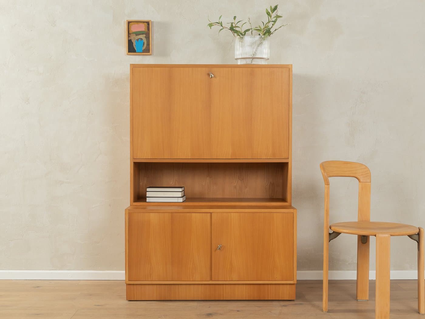 Sekretarzyk, jesion brązowy, Niemcy, lata 60. - 286714