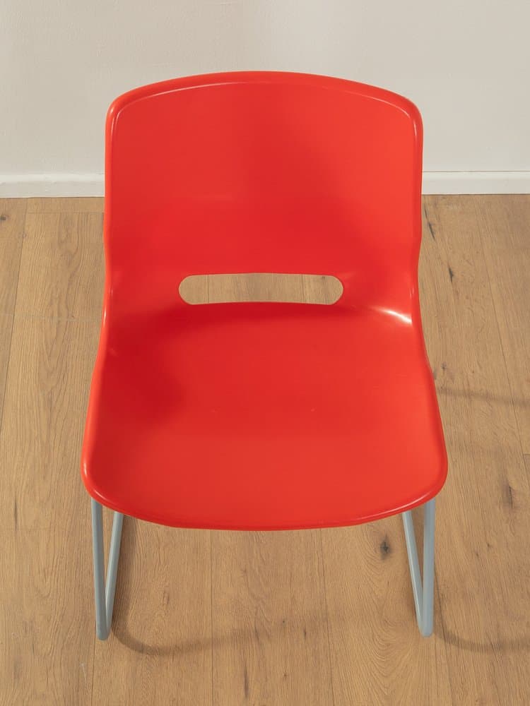 Krzesło Snille, czerwony, plastik, metal, Ikea, Niemcy, lata 90. - 286669