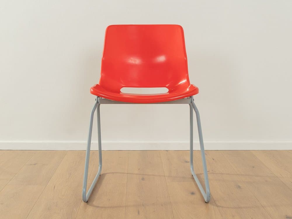 Krzesło Snille, czerwony, plastik, metal, Ikea, Niemcy, lata 90. - 286668