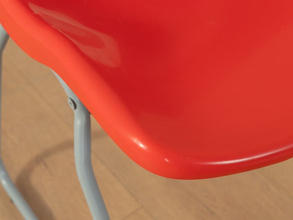 Krzesło Snille, czerwony, plastik, metal, Ikea, Niemcy, lata 90. - 286670