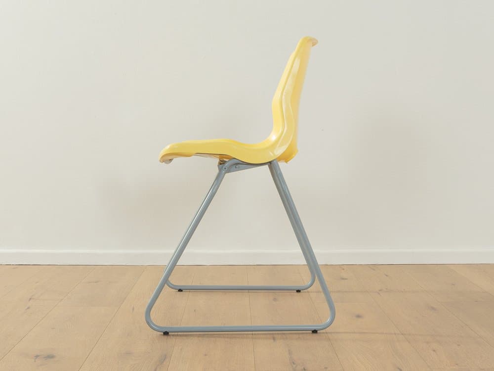 Krzesło Snille, żółty plastik, metal, Ikea, lata 90. - 286657