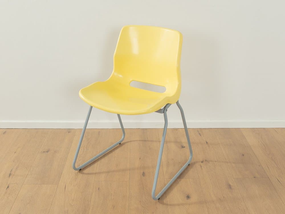 Krzesło Snille, żółty plastik, metal, Ikea, lata 90. - 286664