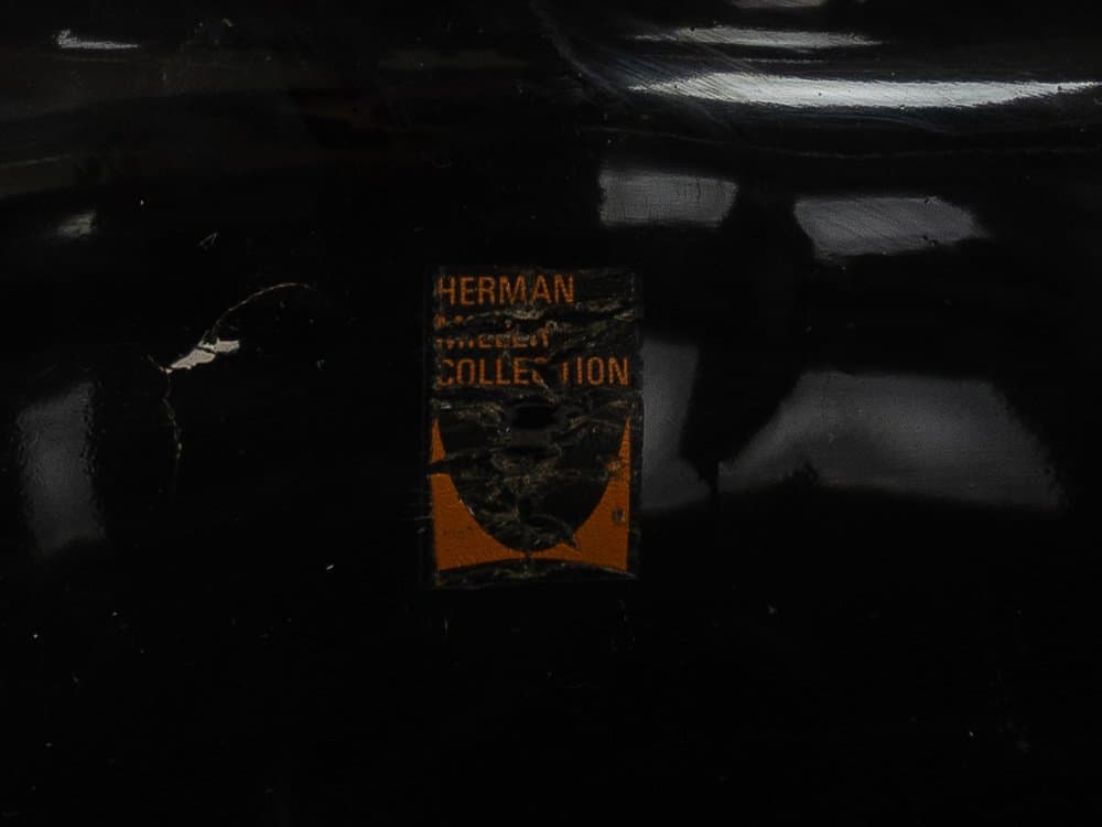 Krzesło Panton Chair, czarny, poliuretan, proj. V. Panton, Vitra, Szwajcaria, lata 60. - 286623