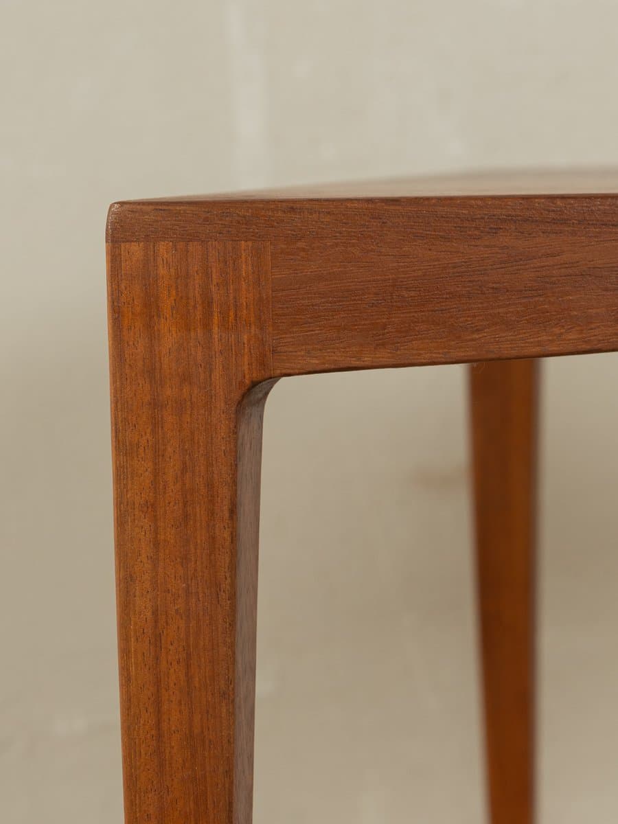 Stolik kawowy, teak brązowy, proj. F. X. Lutz, Niemcy, lata 50. - 286525