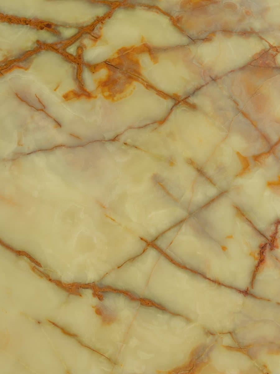 Stolik kawowy, onyks beżowy, stal nierdzewna srebrna, Niemcy, lata 60. - 286512