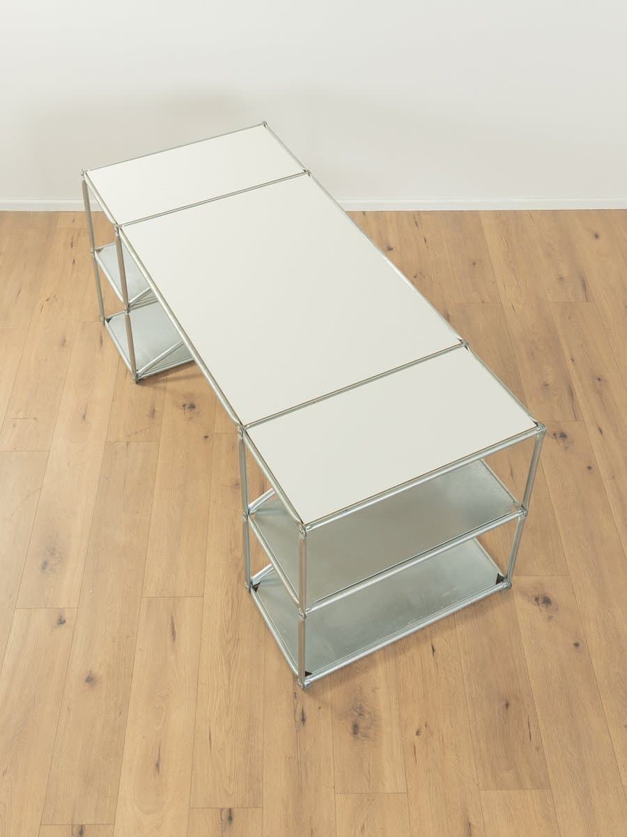 Desk, silver, stainless steel, Germany, 1980s. - 286406