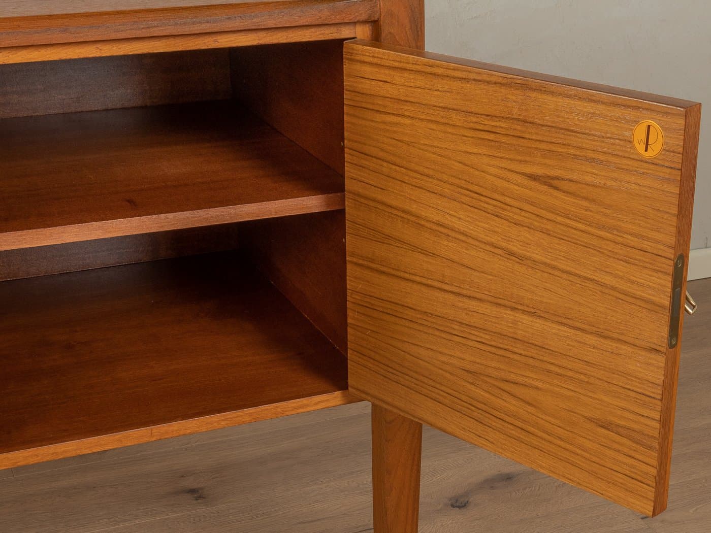 Desk, brown teak, Wilhelm Renz, Germany, 1960s - 286316