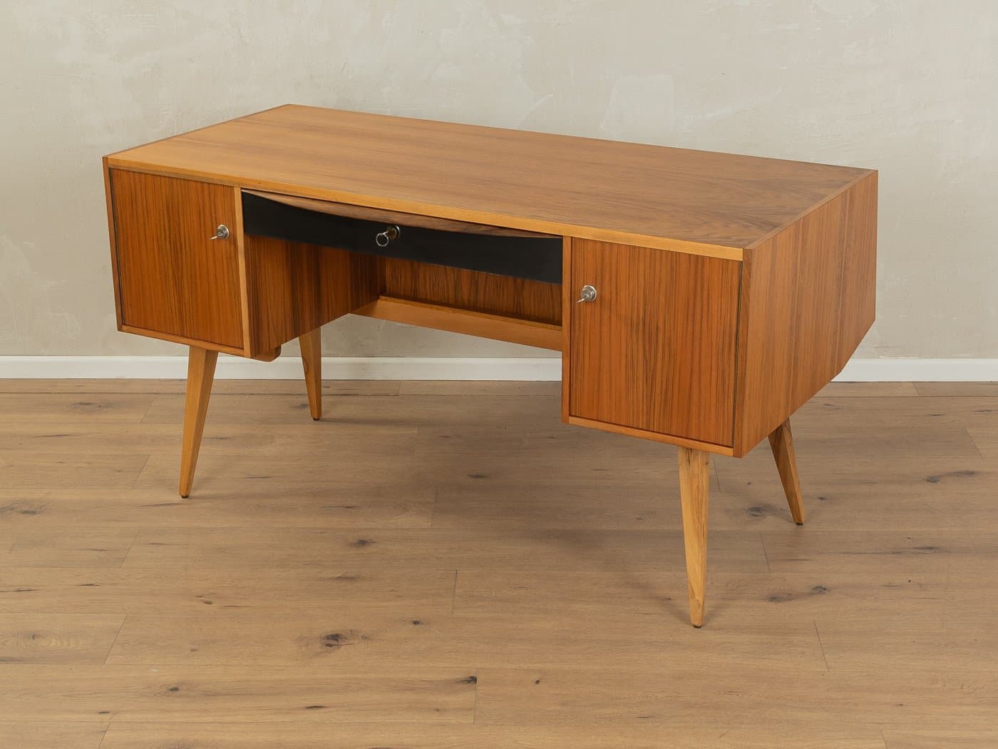 Desk, brown walnut, Germany, 1950s - 286296