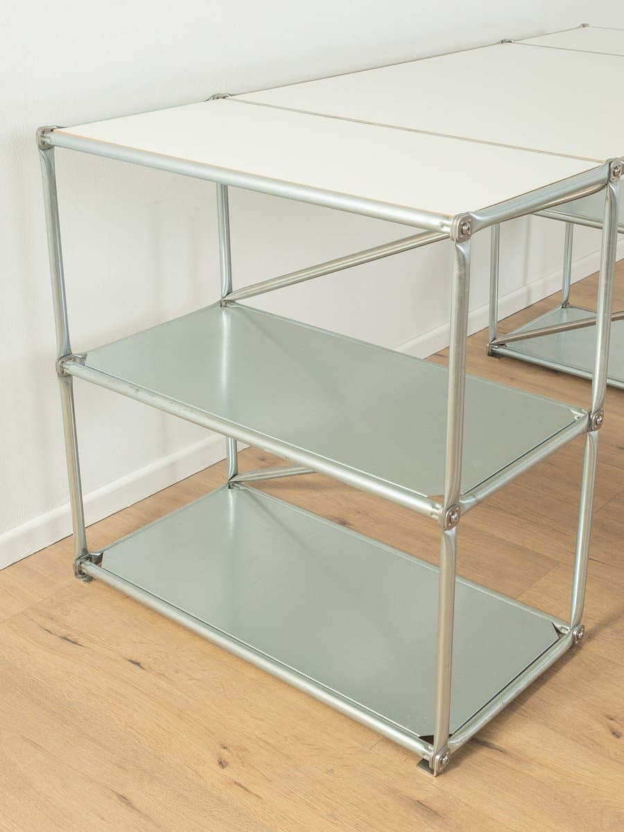 Desk System 180, silver stainless steel, Germany, 1980s. - 286281