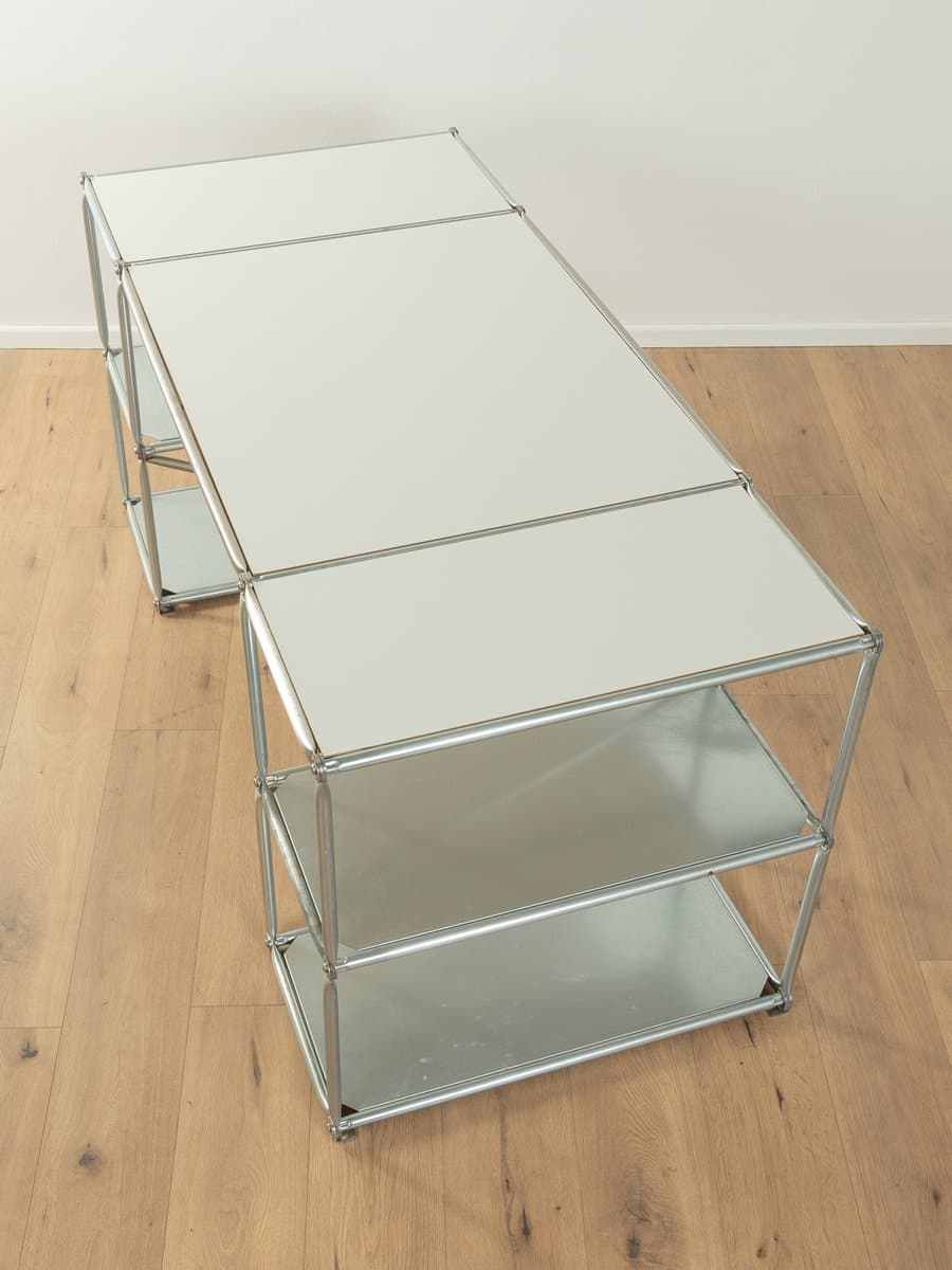 Desk System 180, silver stainless steel, Germany, 1980s. - 286280