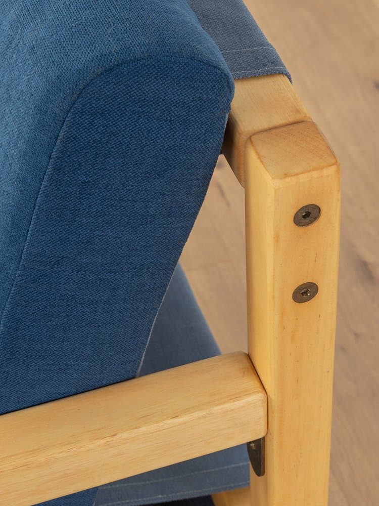 Zestaw dwóch foteli, buk niebieski, Flötotto, Niemcy, lata 70. - 286273