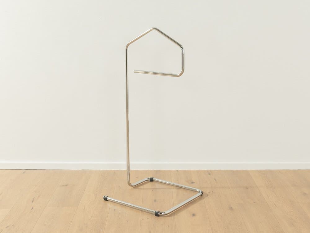 Stojak na ubrania GRUND, srebrny, stal nierdzewna, proj. N. Gammelgaard, Ikea, lata 80. - 286215