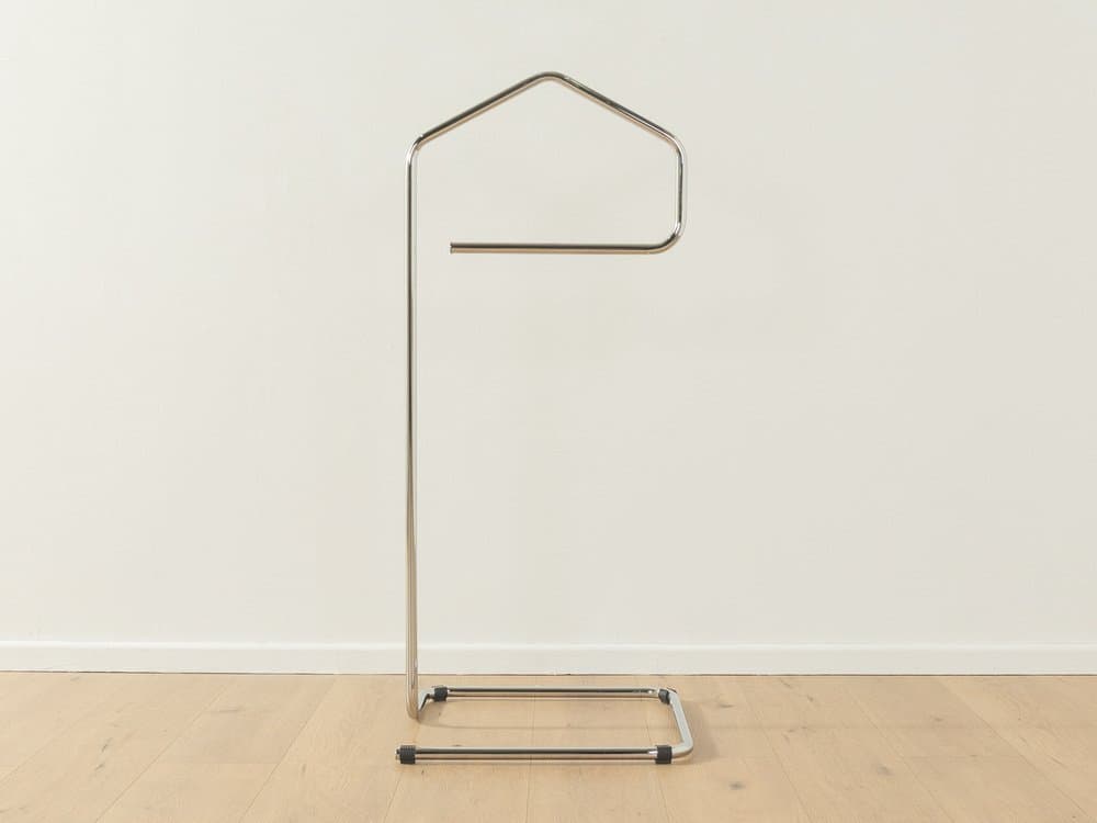 Stojak na ubrania GRUND, srebrny, stal nierdzewna, proj. N. Gammelgaard, Ikea, lata 80. - 286212