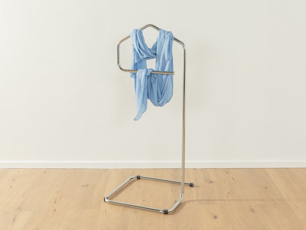 Stojak na ubrania GRUND, srebrny, stal nierdzewna, proj. N. Gammelgaard, Ikea, lata 80. - 286209
