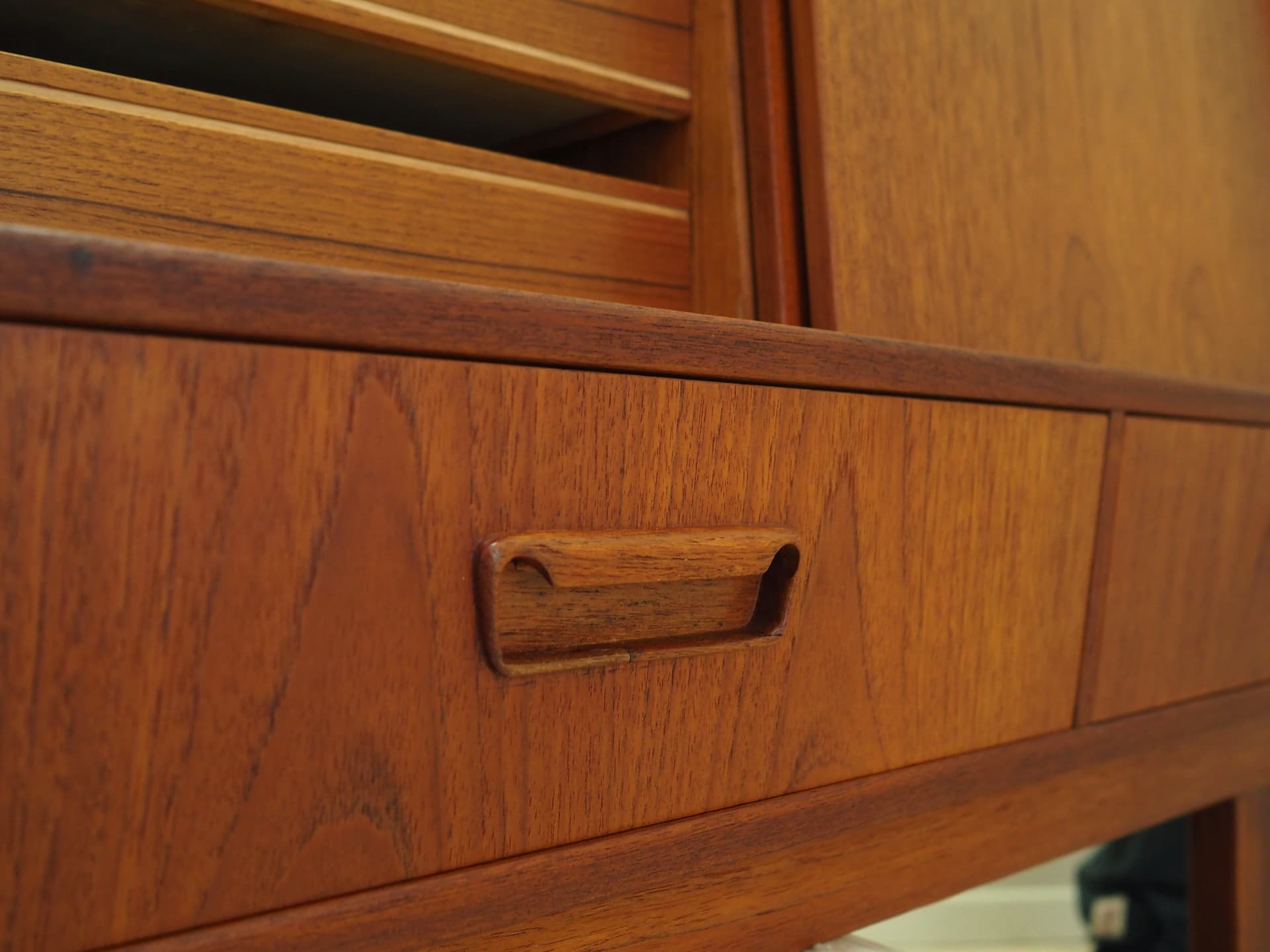 Highboard, teak brązowy, Dania, lata 60. - 67523