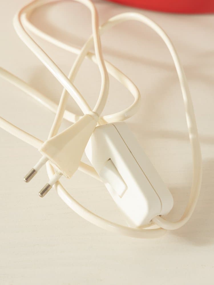 Lampa stołowa, porcelana czerwona, proj. B. Wiinblad, Rosenthal, Niemcy, lata 70. - 286204