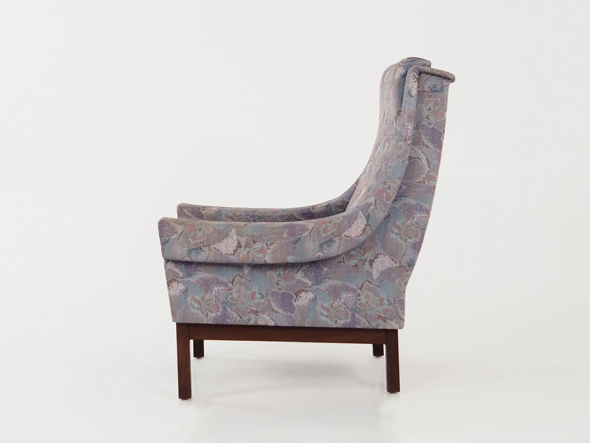 Armchair, violet, beech, Denmark, 1960s - 21054