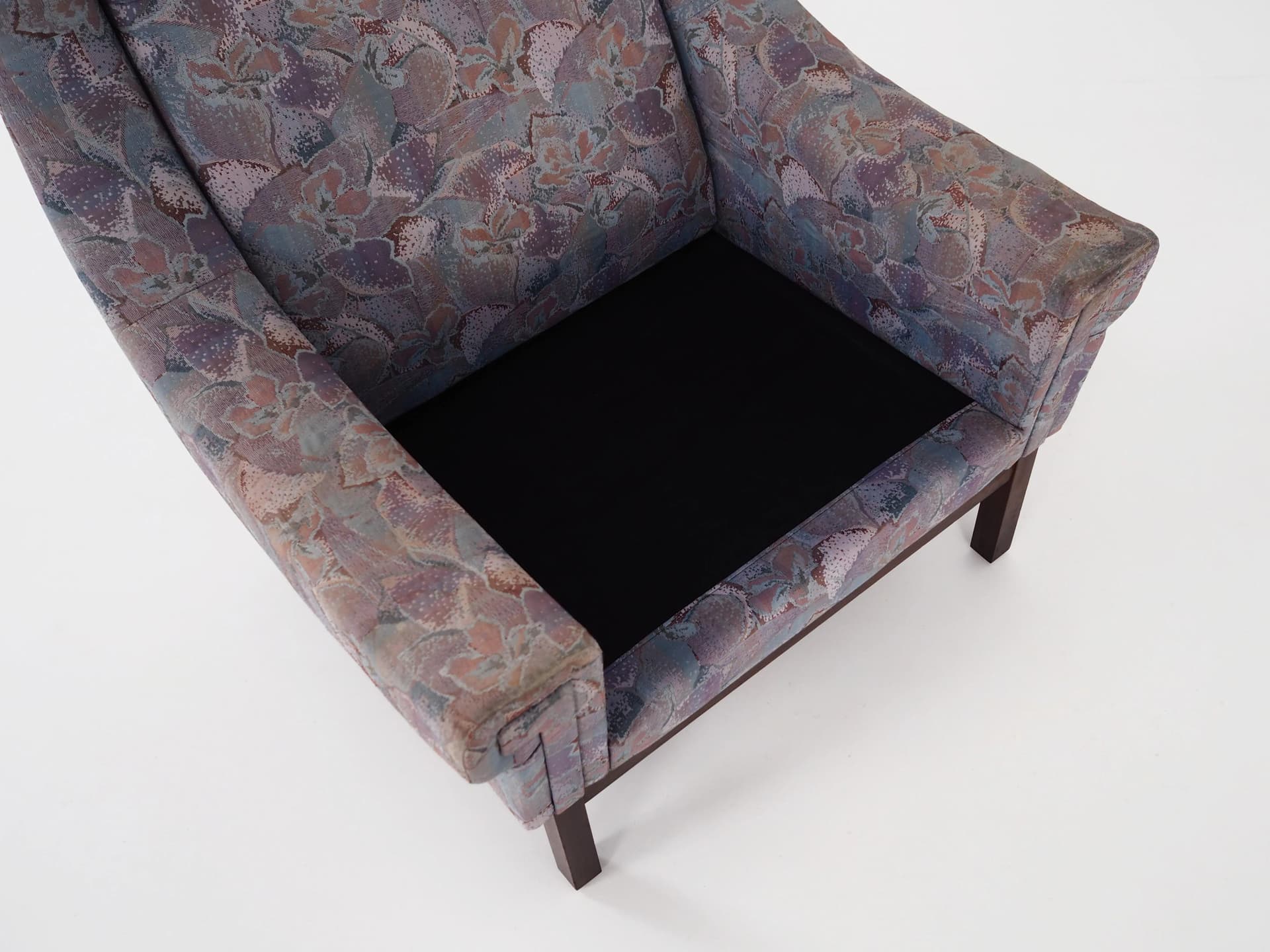 Armchair, violet, beech, Denmark, 1960s - 21060