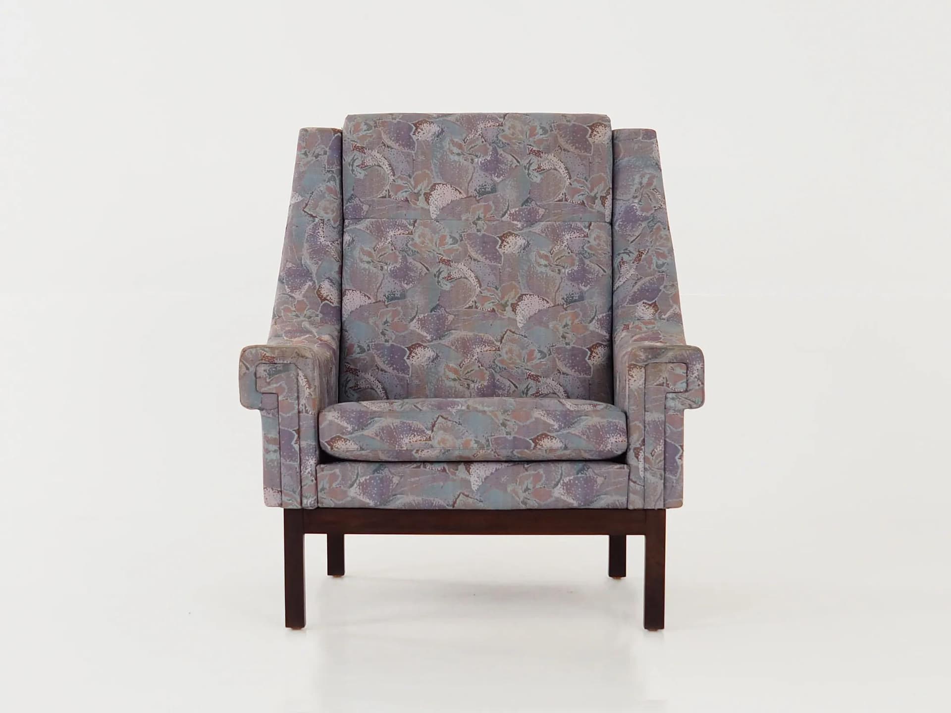 Armchair, violet, beech, Denmark, 1960s - 21053