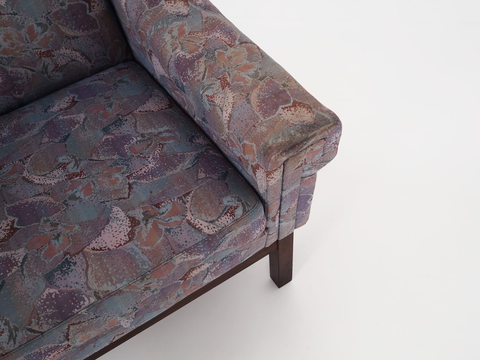 Armchair, violet, beech, Denmark, 1960s - 67515