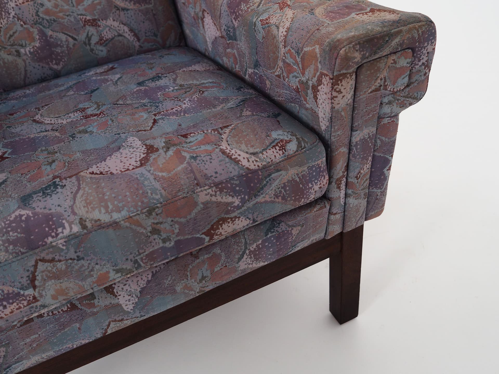 Armchair, violet, beech, Denmark, 1960s - 67517