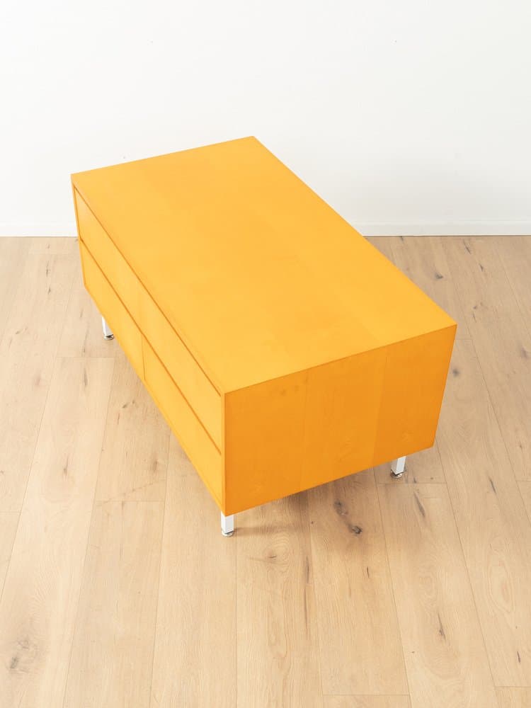 Sideboard, czereśnia brązowa, stal biała, WK Möbel, Niemcy, lata 60. - 286053