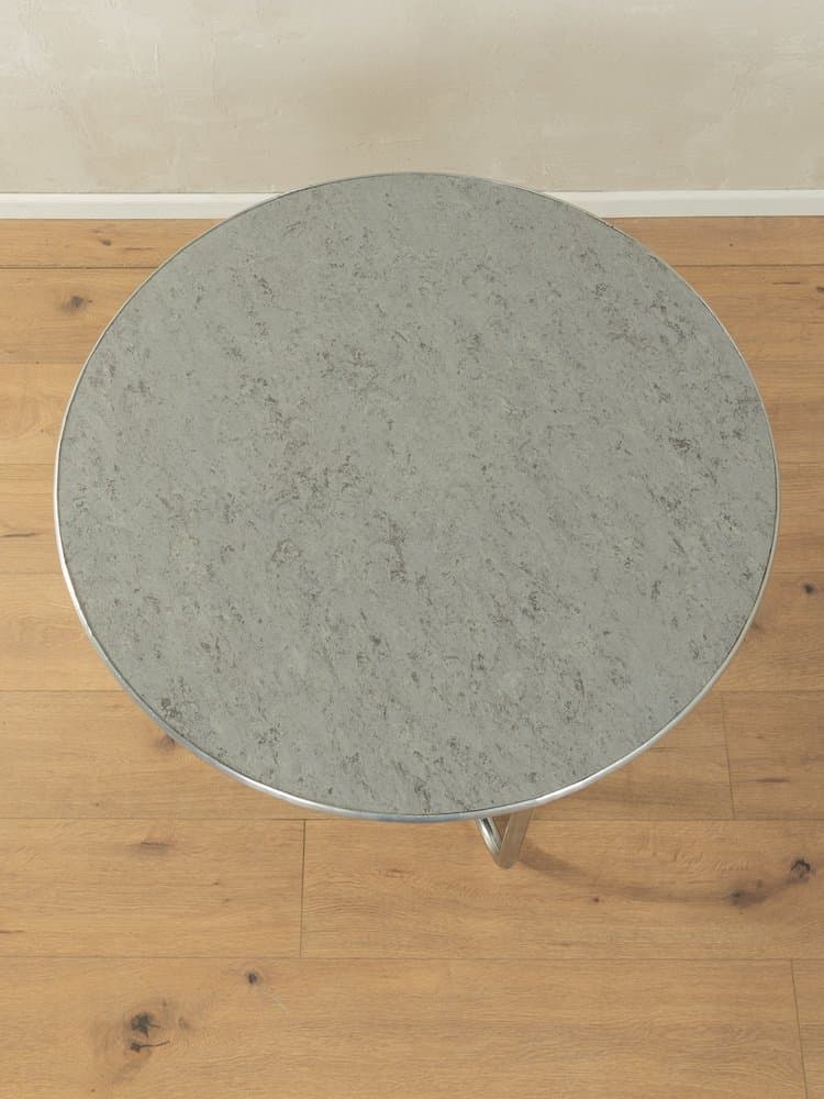 Stolik pomocniczy, szary, stal nierdzewna, Niemcy, lata 30. - 286036