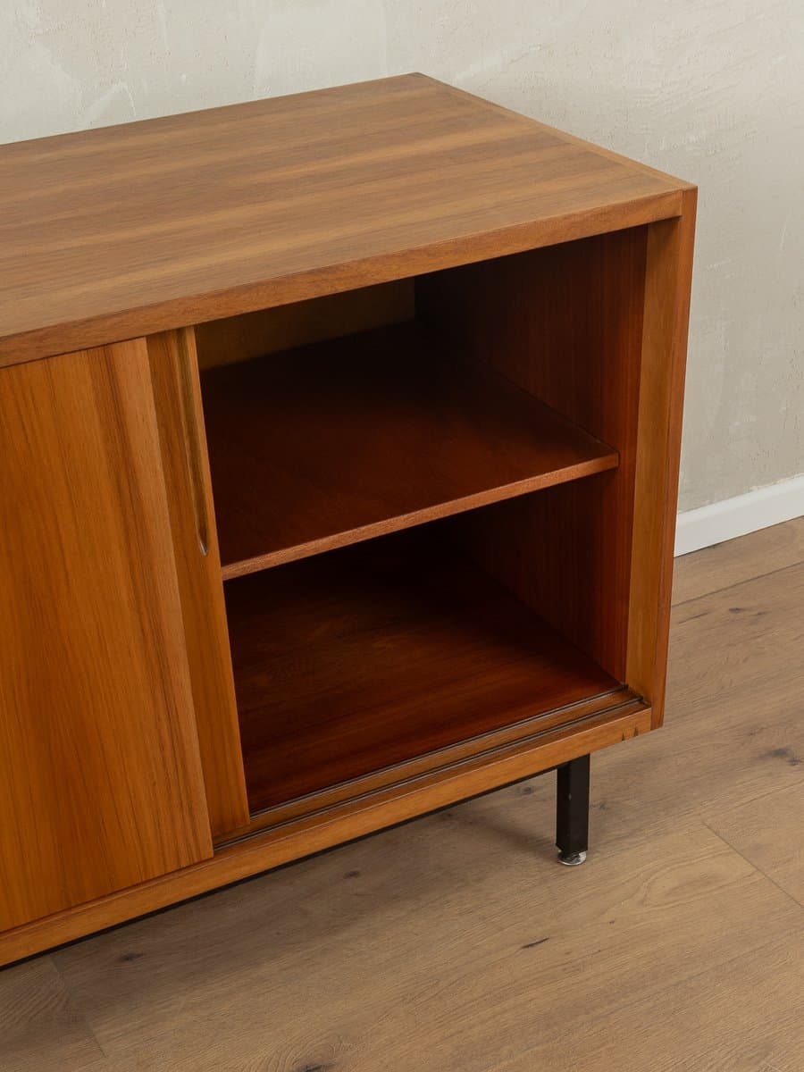 Komoda, orzech brązowy, stal czarna, Niemcy, lata 50. - 285942