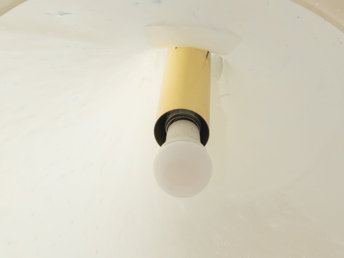 Lampa wisząca, Limburg, szkło opalowe białe, Niemcy, lata 70. - 285933