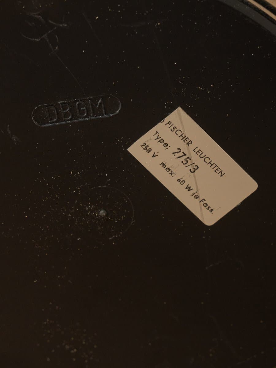 Lampa podłogowa, transparentny plastik, Niemcy, lata 70. - 285911