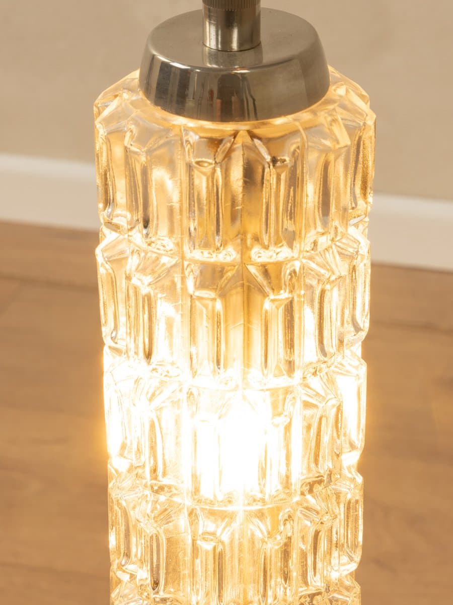 Lampa podłogowa, transparentny plastik, Niemcy, lata 70. - 285910