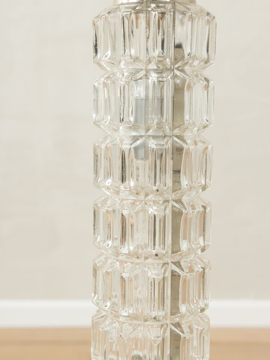 Lampa podłogowa, transparentny plastik, Niemcy, lata 70. - 285908